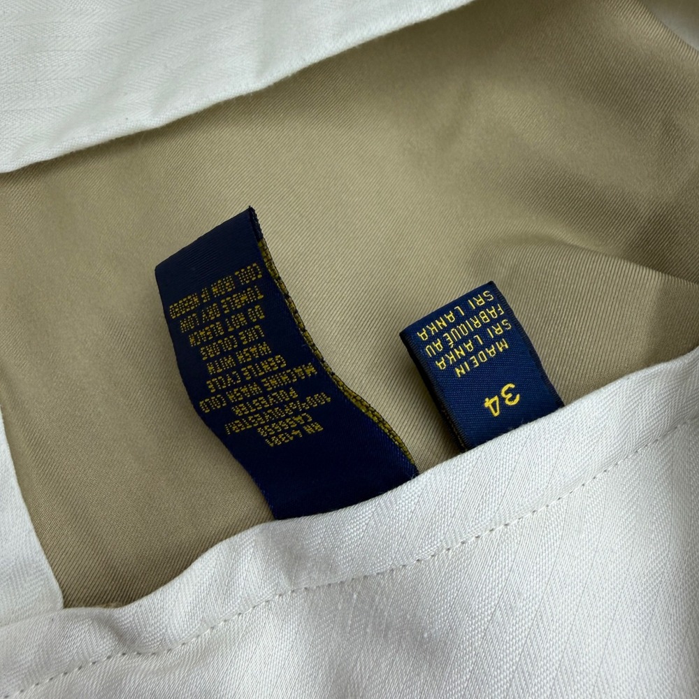 Polo Ralph Lauren Mens 34 Khaki Tan Polyester Performance Golf Chino Shorts - Picture 6 of 8